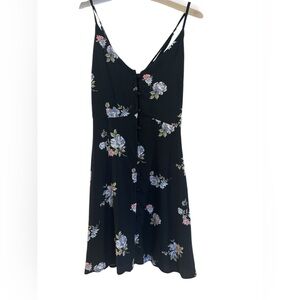 Women’s Abercrombie and Fitch Floral Button Front Mini Dress, Size S.